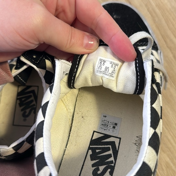 Vans Off the Wall Classic Canvas Casual Checker Skater Sneakers Men 6.5 Women 8 - Picture 6 of 6